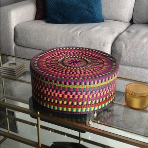 NEW Multicolored Decorative Box / Hat Box